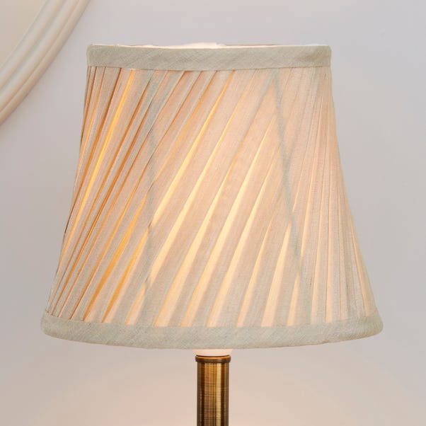 Twisted Pleat Candle Lamp Shade Champagne undefined