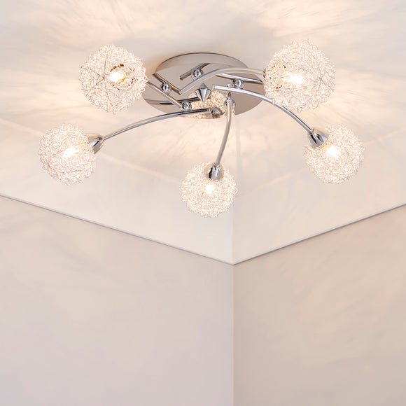 5 light ceiling fitting