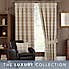 Highland Check Natural Pencil Pleat Curtains  undefined