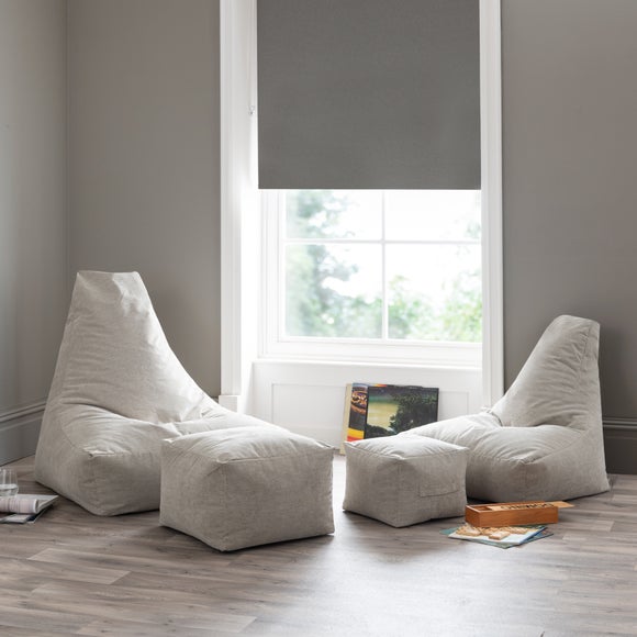 dunelm grey bean bag