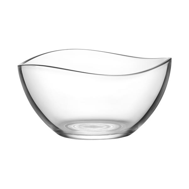 Wave Serving Bowl Clear
