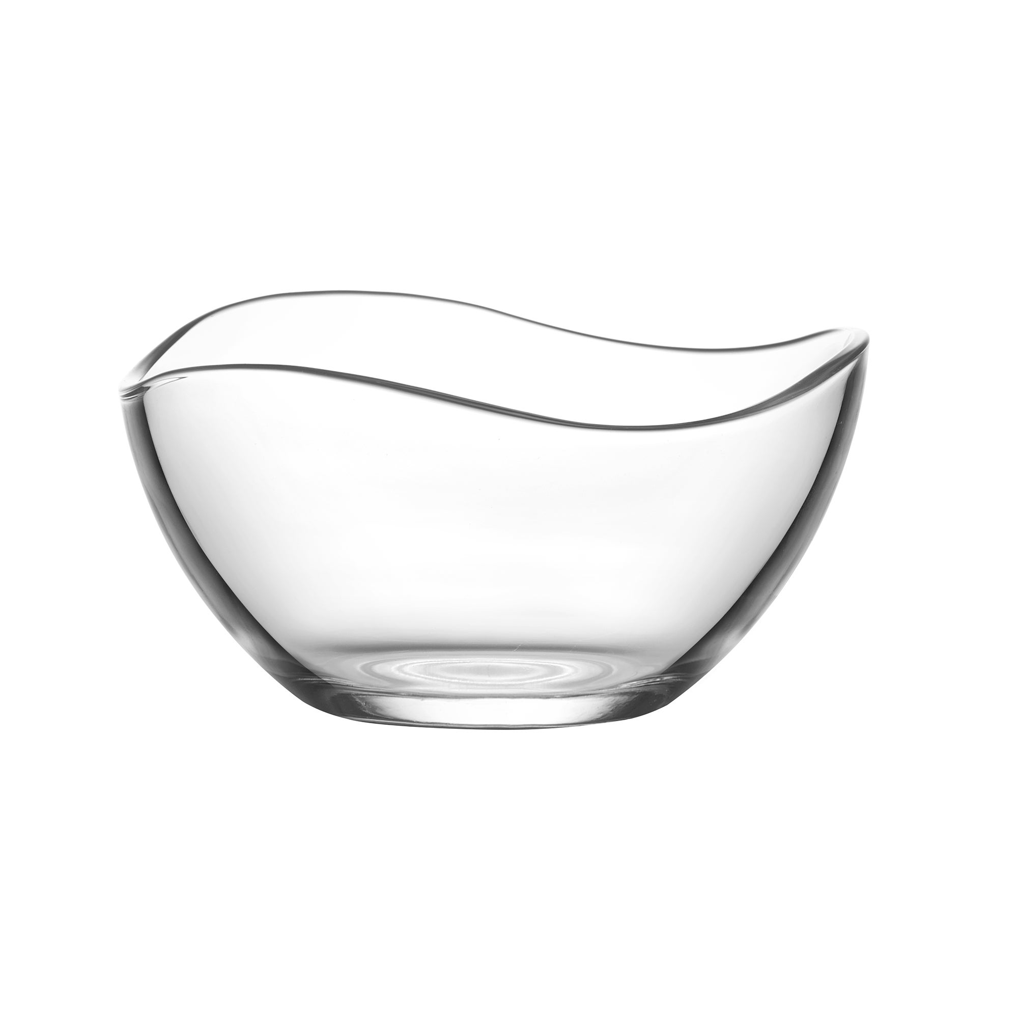 Wave Glass Dessert Bowl