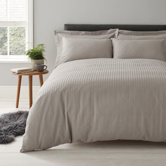 seersucker grey bedding