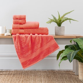 Coral Egyptian Cotton Towel