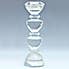 Dorma Cut Glass Candlestick Clear undefined