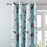 Beautiful Birds Duck-Egg Thermal Eyelet Curtains  undefined