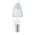 Dunelm 5.5 Watt SBC Pearl LED Candle Bulb Clear