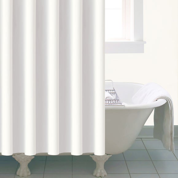 White bath shop curtain