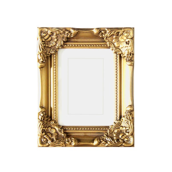 Dorma Gold Swept Photo Frame 6" x 4" (15cm x 10cm) Gold