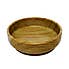 Pack of 4 Wood Effect Castor Cups Wood (Brown)