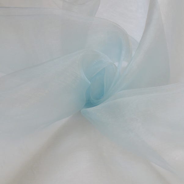 By the Metre Duck Egg Organza Fabric image 1 of 1