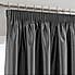 Montana Charcoal Pencil Pleat Curtains  undefined