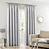 Montana Silver Pencil Pleat Curtains  undefined