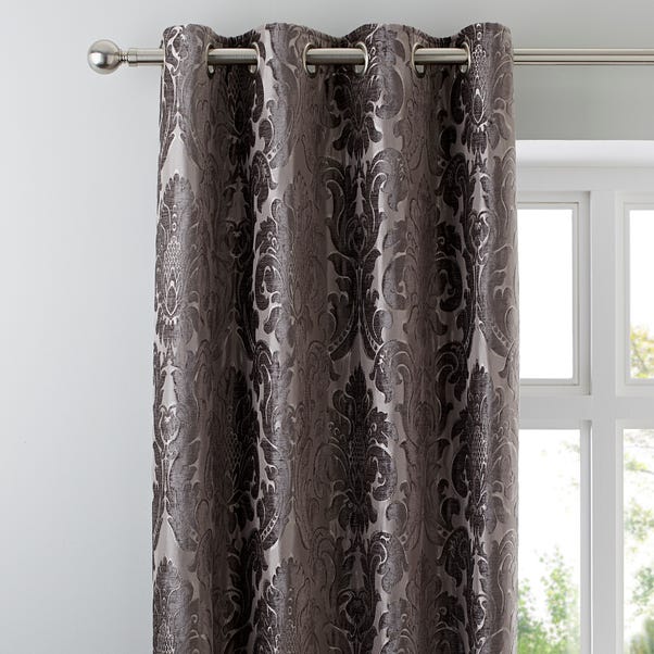 Versailles Charcoal Eyelet Curtains Dunelm Versailles Charcoal Eyelet Curtains, Material For Curtains At Dunelm