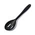 Spectrum Silicone Slotted Spoon Black