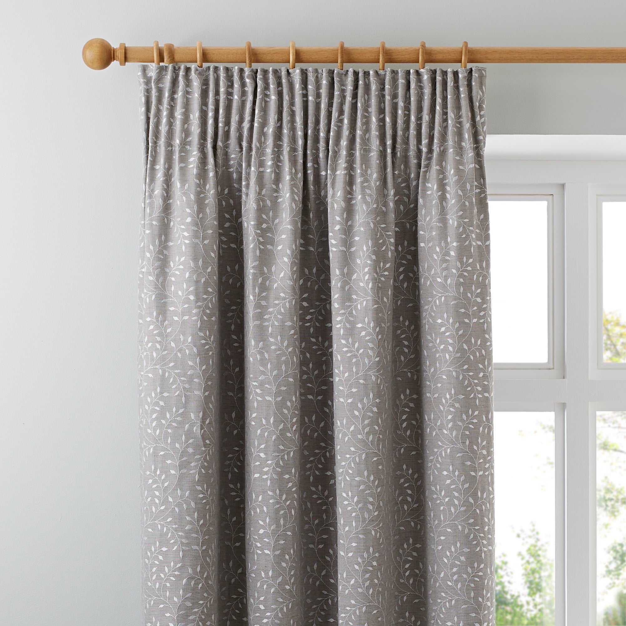 £27.50 for Windsor natural pencil pleat curtains natural | deal-direct ...