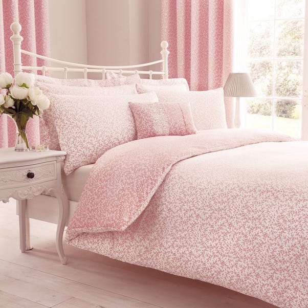 Annie Pink Reversible Duvet Cover and Pillowcase Set image 1 of 3