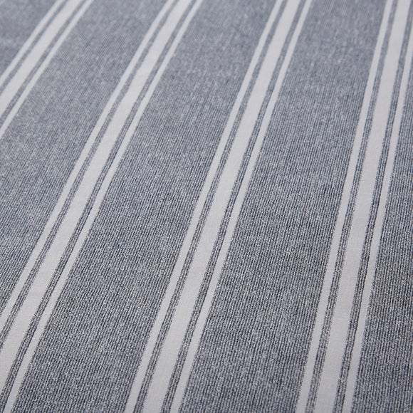 Harrison Blue Reversible Duvet Cover and Pillowcase Set Dunelm