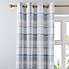 Harrison Blue Thermal Eyelet Curtains  undefined