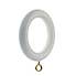 Pack of 12 Maine White Curtain Rings Dia. 28mm White