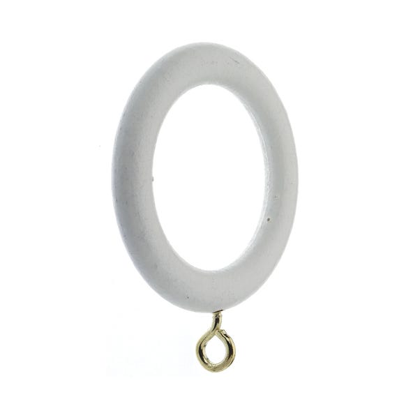 Pack Of 6 Venice Wooden Curtain Rings Dia 28mm Dunelm Venice Wooden Curtain Rings Dia 28mm, Wooden Curtain Rod Rings With Clips