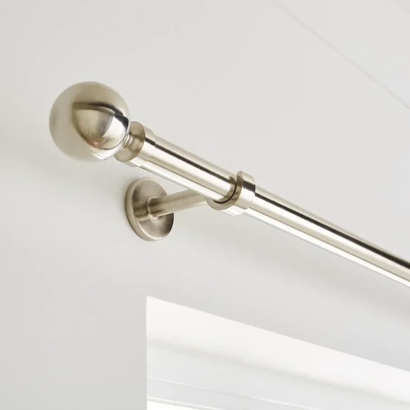 View Ashton Fixed Metal Curtain Pole View Ashton Fixed Metal Curtain Pole