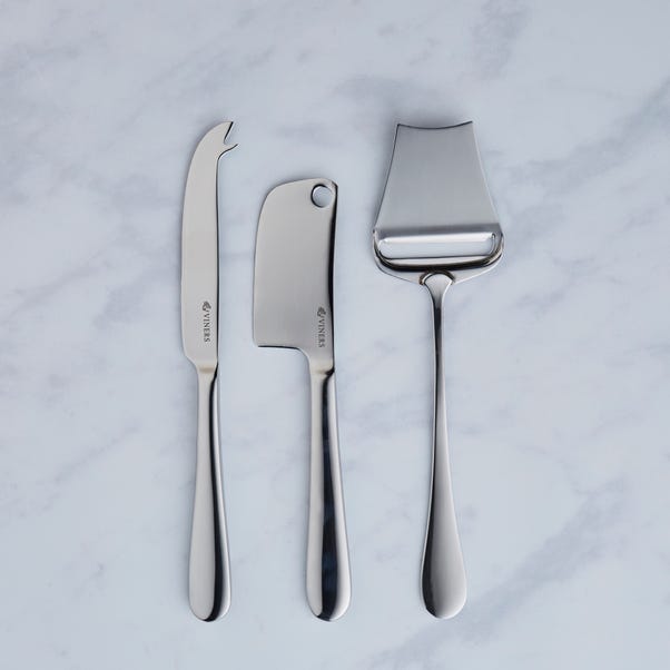 Viners Select 3 Piece Cheese Set Grey