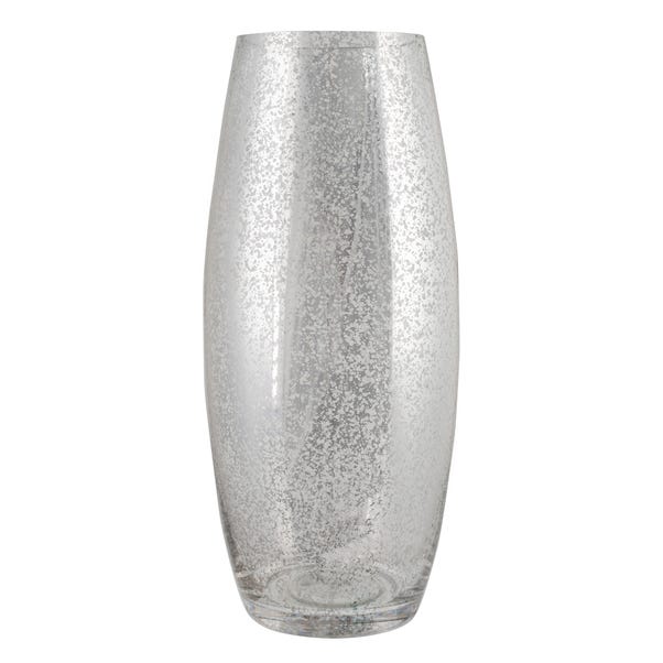 Silver Glass Vase Silver