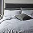 Jasper Woven Grey Duvet Cover and Pillowcase Set  undefined