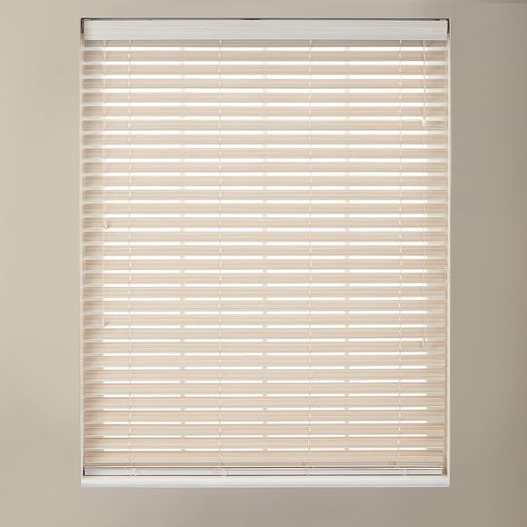 50mm Slats Limed White Venetian Blind | Dunelm