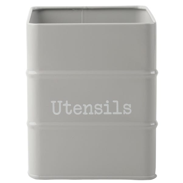 Housekeeper Grey Utensil Jar Grey