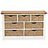 Wilby Cream 7 Drawer Chest with Baskets Cream (Natural)