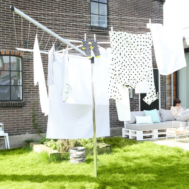 Brabantia 4 Arm Rotary Top Spinner Washing Line, 60m image 1 of 8