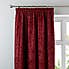 Chenille Wine Pencil Pleat Curtains  undefined