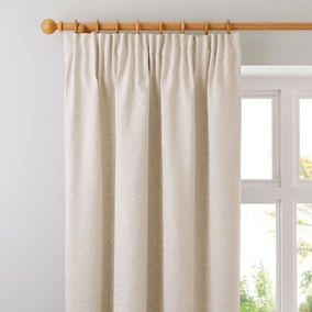 Willow Ivory Pencil Pleat Curtains