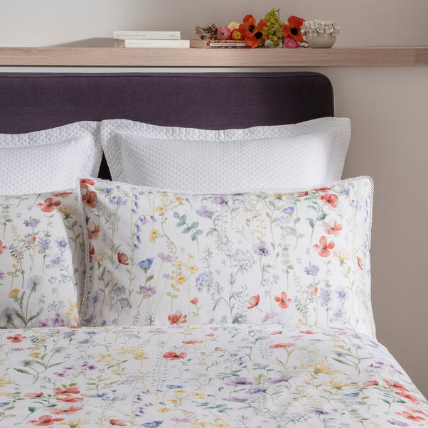 Dorma Wildflower Standard Pillowcase Multi Coloured