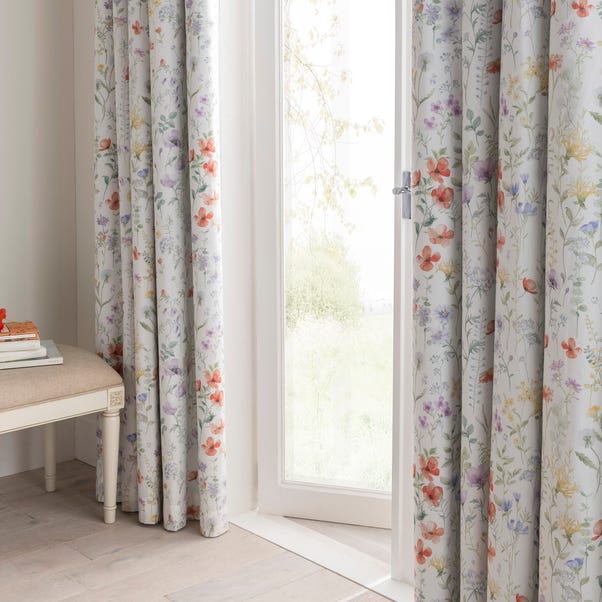 Dorma Wildflower Blackout Pencil Pleat Curtains  undefined
