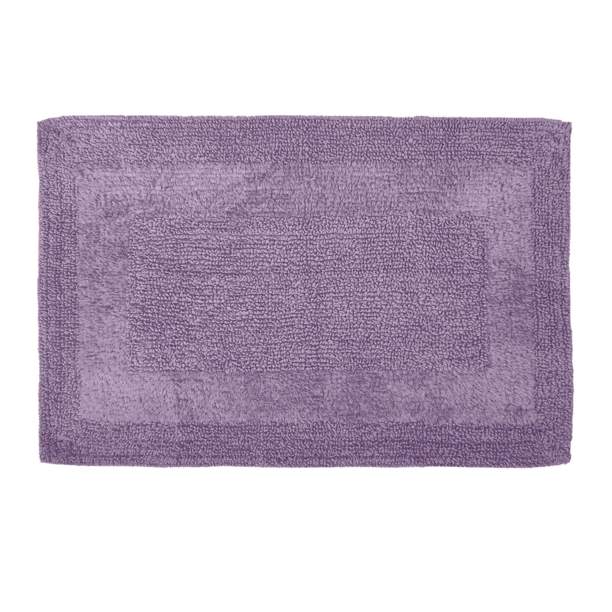Super Soft Reversible Lavender Bath Mat | Dunelm