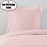 Non Iron Plain Dye Pink Continental Square Pillowcase
