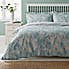 Waves Teal Reversible Duvet Cover and Pillowcase Set  undefined