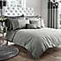 Lucia Embroidered Silver Duvet Cover and Pillowcase Set  undefined