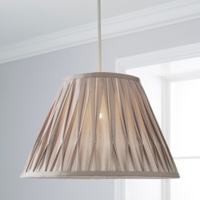 Valerie Pleat Candle Lamp Shade