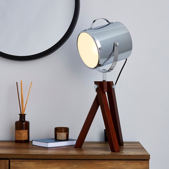 dunelm tripod table lamp