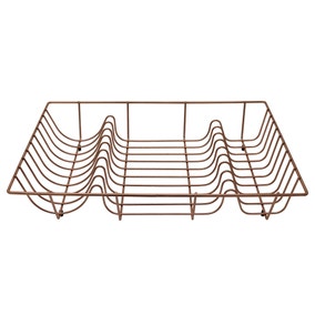 Copper Effect Wire Draining Rack