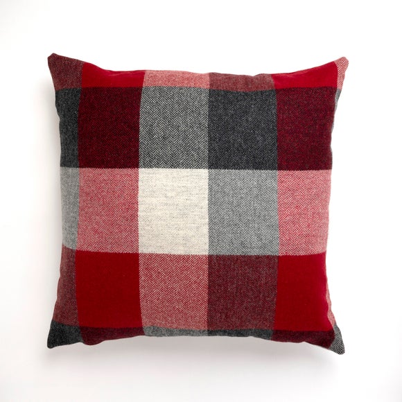 large red cushions for sofas