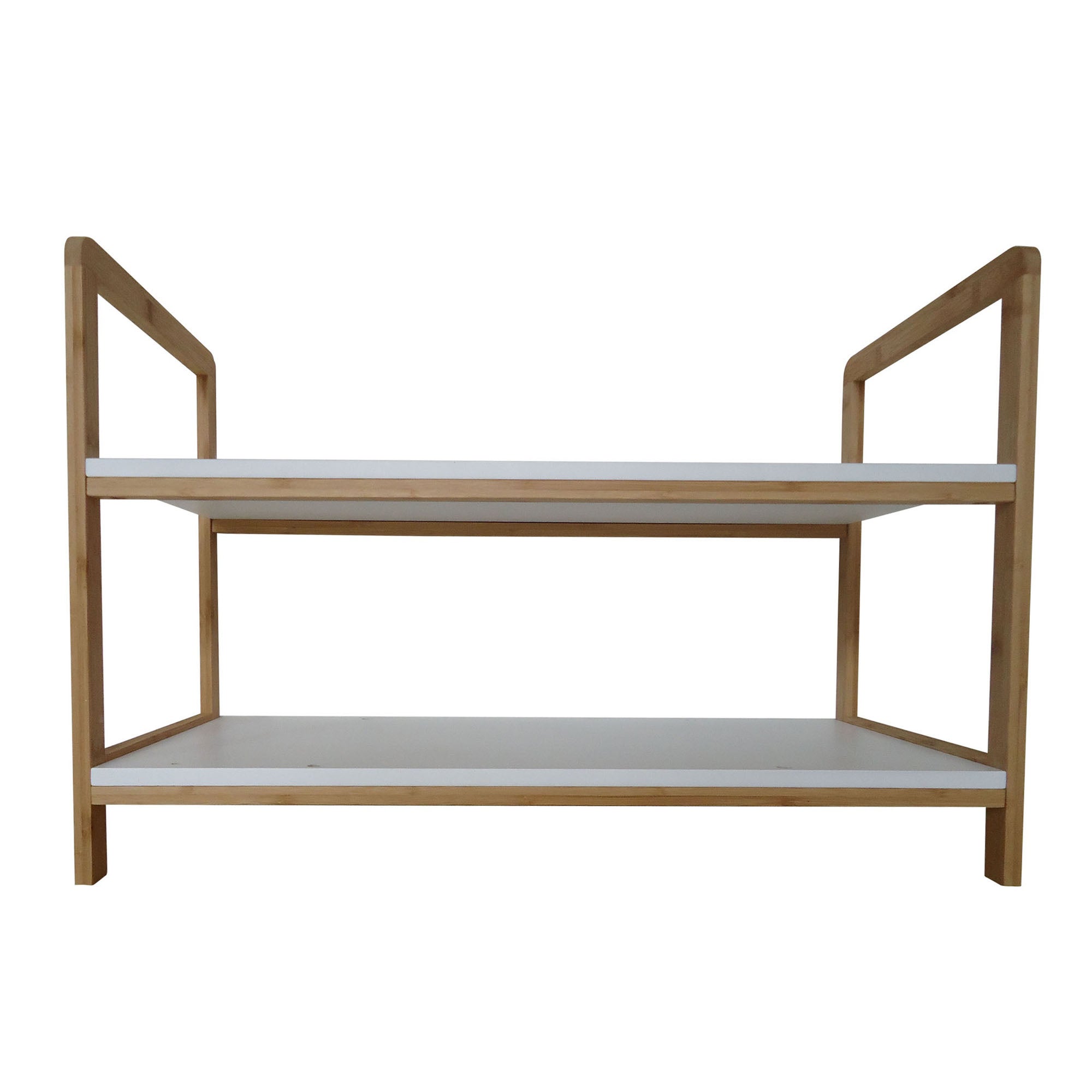 Elements 2 Tier Shoe Rack Dunelm