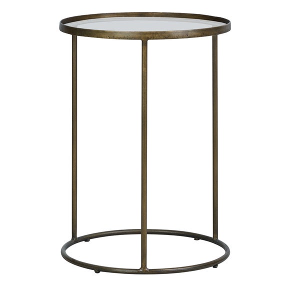 dunelm brass side table