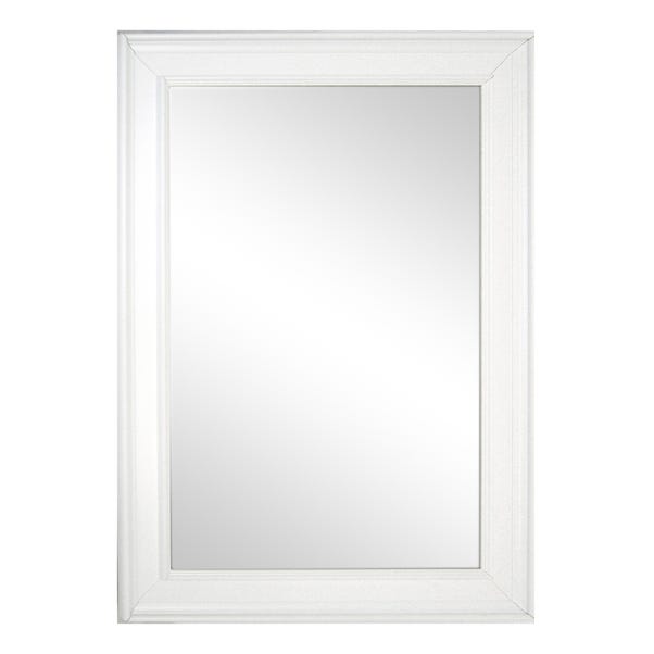 Bevelled Wall Mirror 91x66cm White Dunelm Bevelled Wall Mirror 91x66cm White Dunelm, White Wall Mirror Rectangular