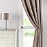 Chenille Taupe Thermal Pencil Pleat Door Curtain  undefined