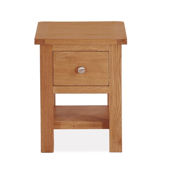 Bromley 1 Drawer Lamp Table Natural